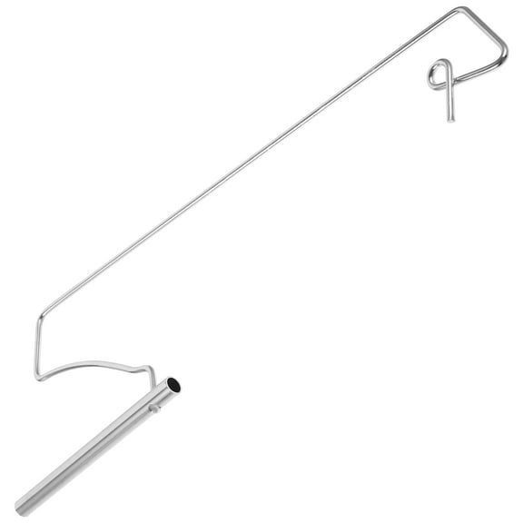 GOOHOCHY Durable Construction Sewing Thread Stand 1Pack Silver Metal for Efficient Thread Management in Projects