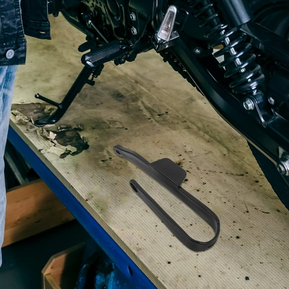 GOOHOCHY Durable Plastic Motorcycle Swing Arm Chain Slider for Dirt Bike Black Stylish Design Easy Installation Fits Various Models