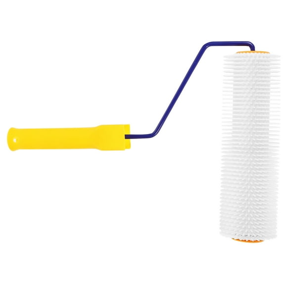 GOOHOCHY Durable Plastic Spiked Roller for Floor Painting with Anti Shedding Features and Ergonomic Handle 1