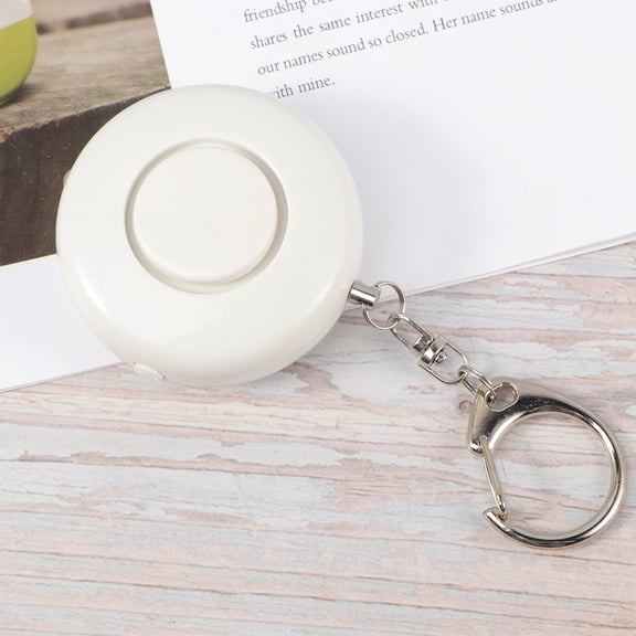 GOOHOCHY Personal Safety Alarm Keychain, Loud Electronic Panic Alarm with Anti-Attack Sensor, Compact Emergency Security Device (Black)