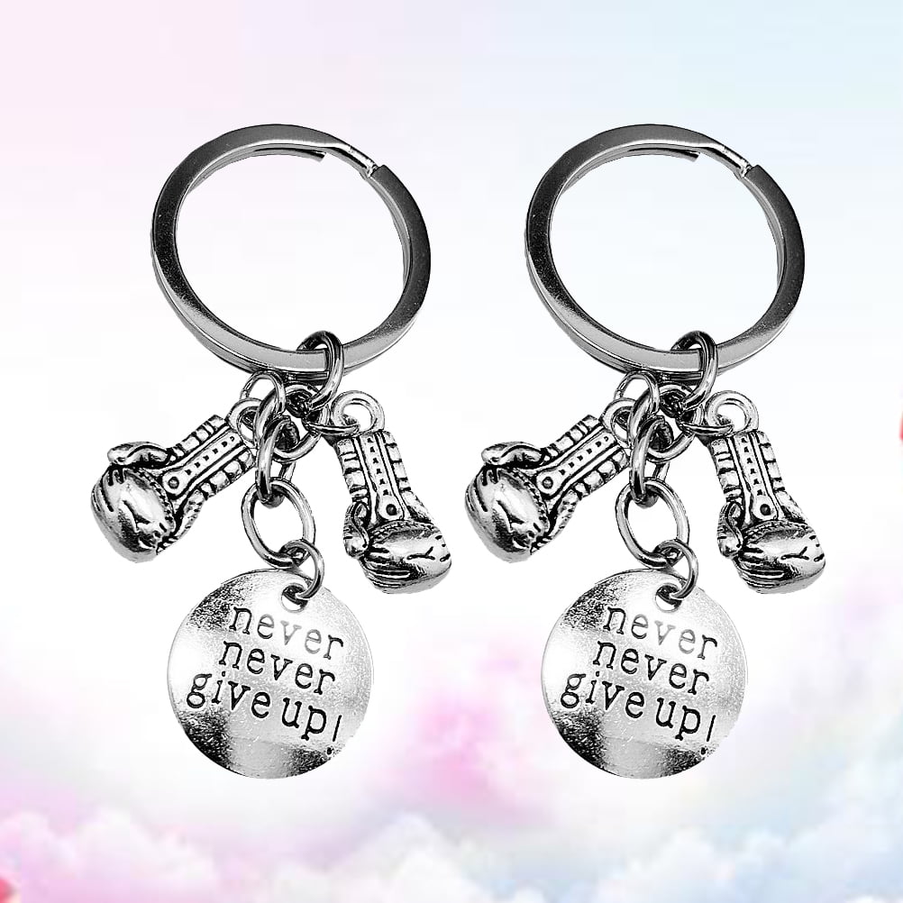 GOOHOCHY Encouraging Boxing Glove Keychain with Made of Zinc Alloy ...