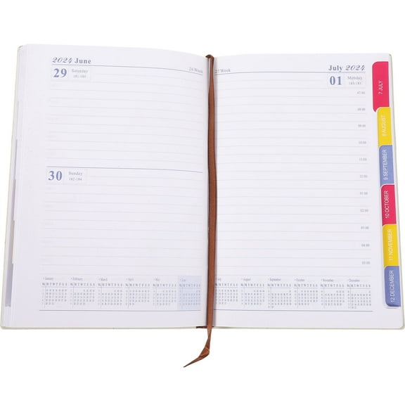 GOOHOCHY English Notepad Teacher Homework Planner Notebooks Office Black