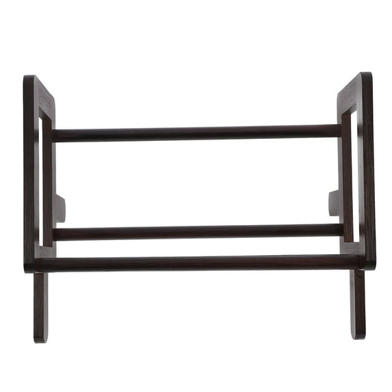 GOOHOCHY FRCOLOR Bamboo Book Rack Reading Holder for Kitchen Recipe Stand and Desktop 1 Set