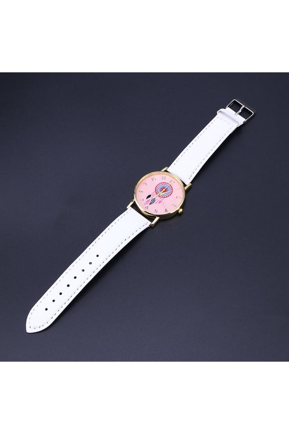 Fashionable Quartz Watch for Women with Durable White Design Perfect as Gifts 3994683