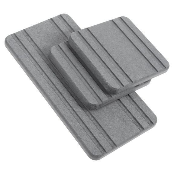 GOOHOCHY Fast Drying Stone Mats with AntiSlip Grooves for Kitchen Sink and Bathroom Counter Dark Grey 20x10cm
