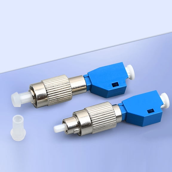 GOOHOCHY Fiber Optic Adapters FC Male to LC Female Hybrid Converter Adapter Ceramic Metal for Optic Fiber 2 Pcs