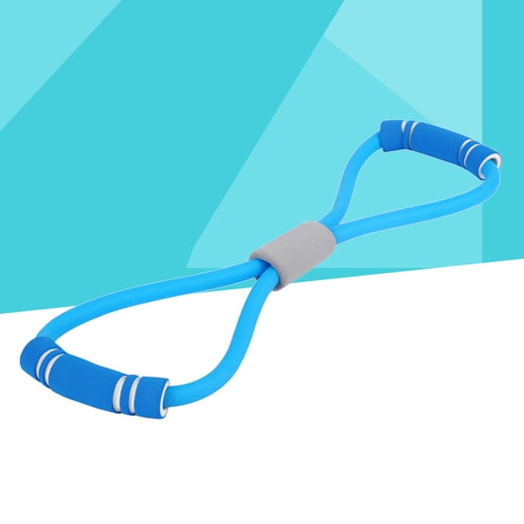 GOOHOCHY Flat Latex Elastic Resistance Band for Training Therapy Blue