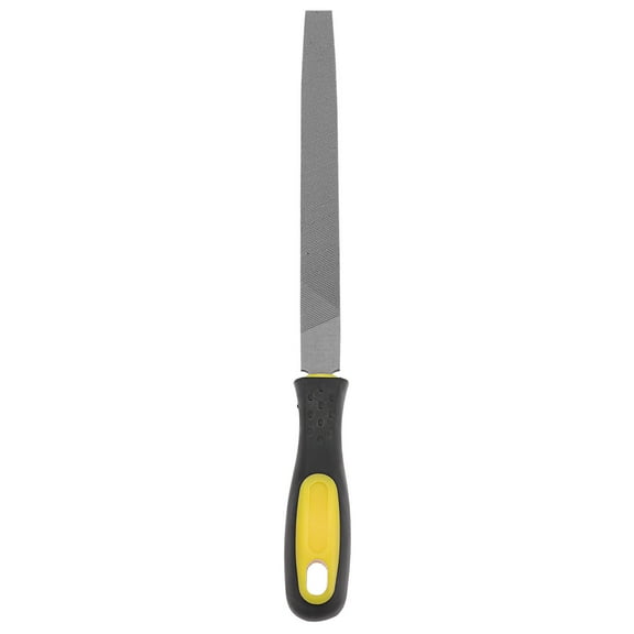 GOOHOCHY 7 Inch Flat Sharpening File for Home Use, T12 Carbon Tool Steel with Anti-Slip Handle, Multi-Color