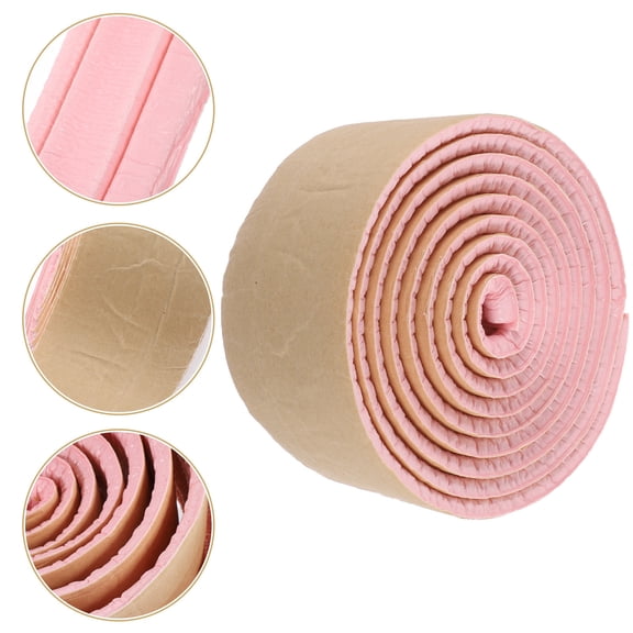 GETAJGHSD self adhesive wall moulding Wall Molding Sticker Xpe Foams Anti-collision Indoor 1 Roll