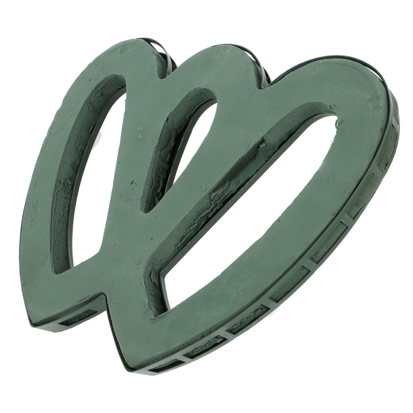 ADDHAT Green Floral Foam Heart Block for Wedding Car Decorations Practical Flower Mud