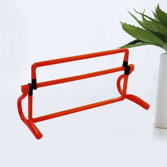 FUEENIRVA Soccer Exercise Equipment Red Football Hurdles for Agility and Footwork Training
