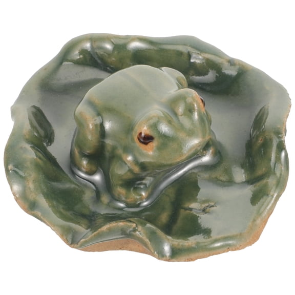 GOOHOCHY Frog Decoration for Garden Ceramic Ornaments