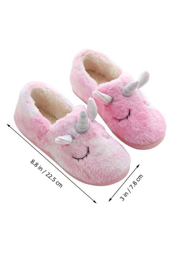 Fuzzy Thick Bottom Slippers Fresh Color Miss Woman