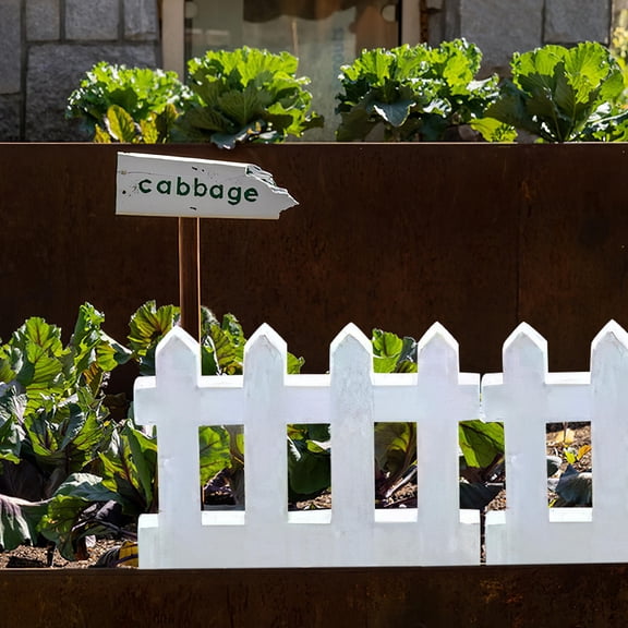 GETAJGHSD White Plastic Cement Mold for Garden Fence Creating Decorative Flower and Vintage Borders