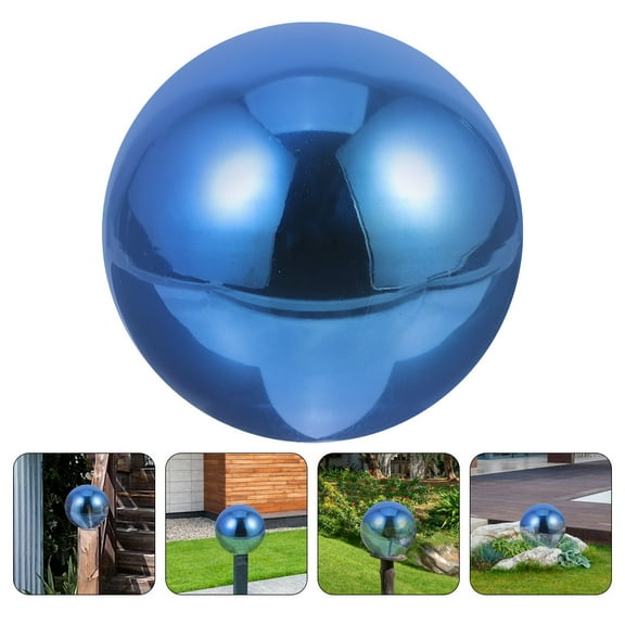 GOOHOCHY Gazing Mirror Reflective Ball 13.50X13.50X13.50CM Blue