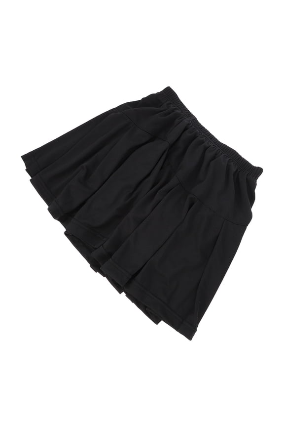 Lightweight Black Tennis Skorts Sports Skirt for Jogging and Badminton