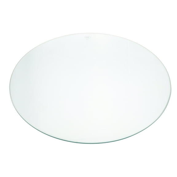 Mobutofu Transparent Tempered Glass Tabletop Round Glass Top for Modern Home and Patio