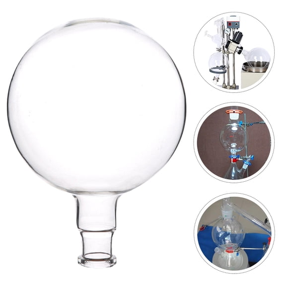 GOOHOCHY  Glass Container Laboratory Beaker Flasks Round Bottom Bride Transparent