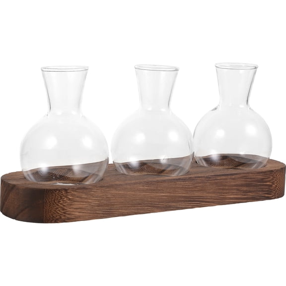 GOOHOCHY Glass Flower Vase for Home Decor Assorted Color Simple Design Safe Material Cute Appearance