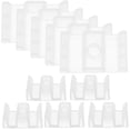 thumbnail image 1 of GOOHOCHY Glass Shower Door Track Guide 10Pcs Transparent Plastic Bumpers for Anti Collision in Shower Rooms, 1 of 8