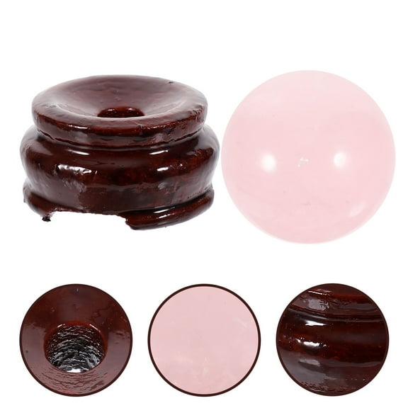 GOOHOCHY Globe Home Decor Pink Crystal Ball Ornament Creative Household