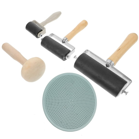 GOOHOCHY  Glue Roller for Painting Small Printmaking Tool Set Craft