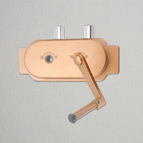 GOOHOCHY Golden Aluminum Alloy Clothes Lift Hanger Accessories Hand Crank for Clothing Rack Use 70.0 x 10.0 x 5.0 cm