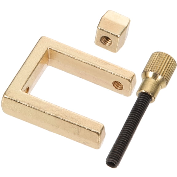 GOOHOCHY Adjustable Golden Violin Clamp for Repair and Luthier Use, Practical Tool for Violin Maintenance
