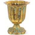 thumbnail image 1 of GOOHOCHY Golden Vintage Roman Column Planter Iron Flower Pot for Home Garden Wedding Decoration 10.5 Inches, 1 of 8