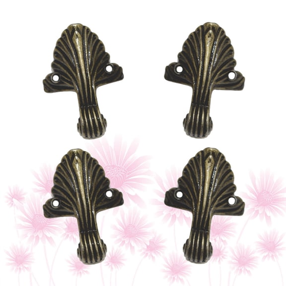 HINTRMENT Furniture Pads Support Pad Zinc Alloy Bronze Color Homeowners Home Decoration 8Pcs