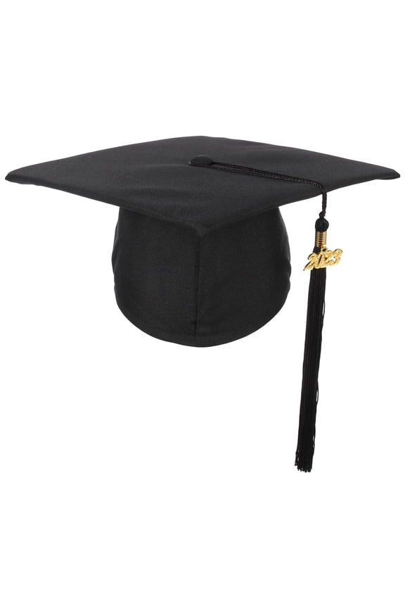 Graduation Season Hat 1Pack Black Polyester 11.4X9.1X5.1in