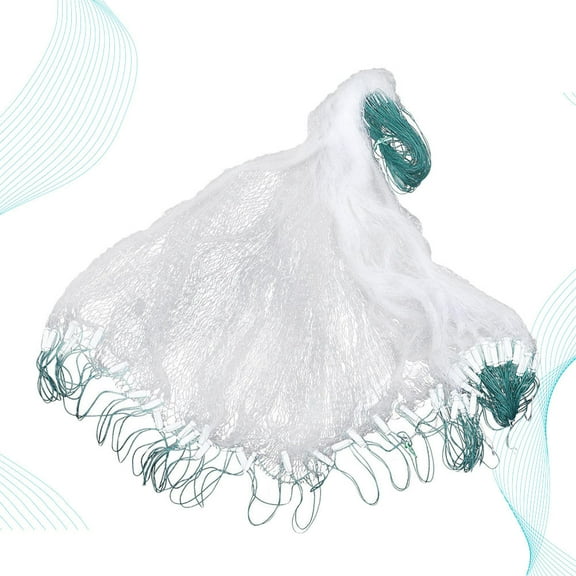 GOOHOCHY Green Fishing Net Trap Made of Strong and Transparent for Novice Fishermen 0.7m x 20m