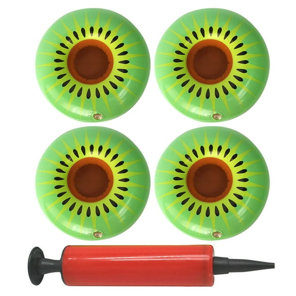 GOOHOCHY Green Inflatable Beer Tray for Pool Party Lightweight Portable Plastic Floating Bed with Quick Inflate Feature 1 Set