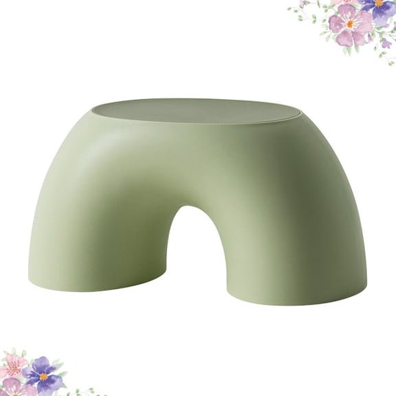 GOOHOCHY Green NonSlip Small Stool for Home Use PP Plastic Ideal for Kitchen Bathroom Kids Room