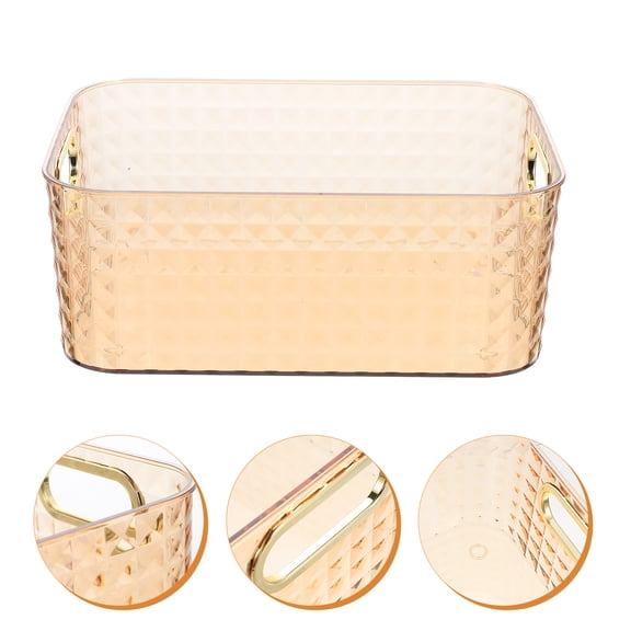 GOOHOCHY Green Plastic Storage Box for Home Office Kitchen with Rectangle Design and Strong Durability