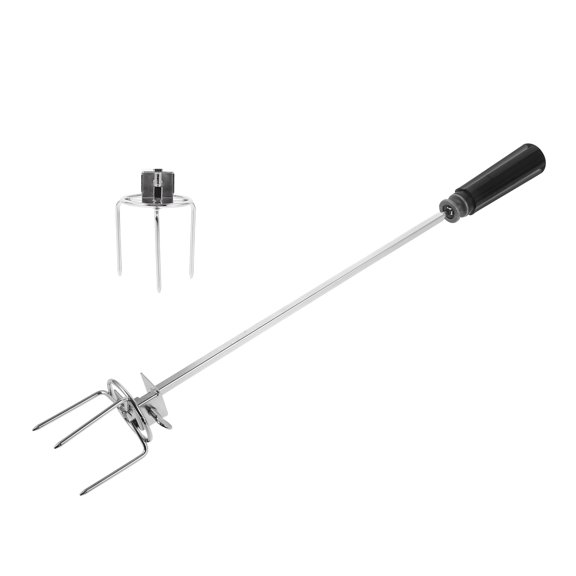 GOOHOCHY Stainless Steel Meat Fork BBQ Forks Simple Design 1 Set for Air Fryer 15.13X1.02X1.02in