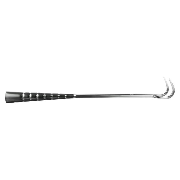 GOOHOCHY Grill Stainless Steel Meat Hook Versatile Meat Hook 40X2.8X2.8CM Silver