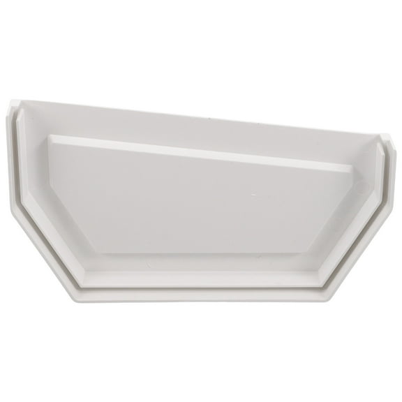 GOOHOCHY Gutter Downspout End Cap Gutter End Cover Rain Gutter Downspout Accessory