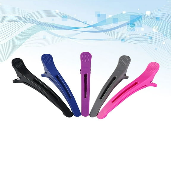 GOOHOCHY Hair Clip Sectioning Clips with Anti-Slip Grip for Styling and Decoration Assorted Color 12pcs