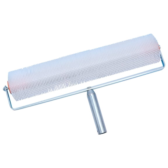 GOOHOCHY Hand Tool Screed Spiked Roller with Steel Handle for Smooth Floor Coating