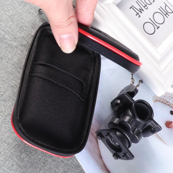 GOOHOCHY Handlebar Bike Bag Phone Holder Storage Pockets Waterproof Pouch for Boating Swimming Beach Pool Water Parks