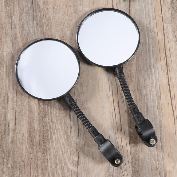 GOOHOCHY Black Handlebar Bike Mirrors with Wide Angle View for Enhanced Safety and Visibility Cycling Accessories