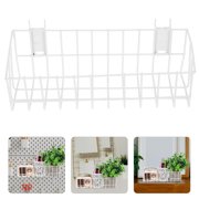 Mobutofu small book shelf Bookshelf Basket Stainless Steel Storage Home Office 1Pcs