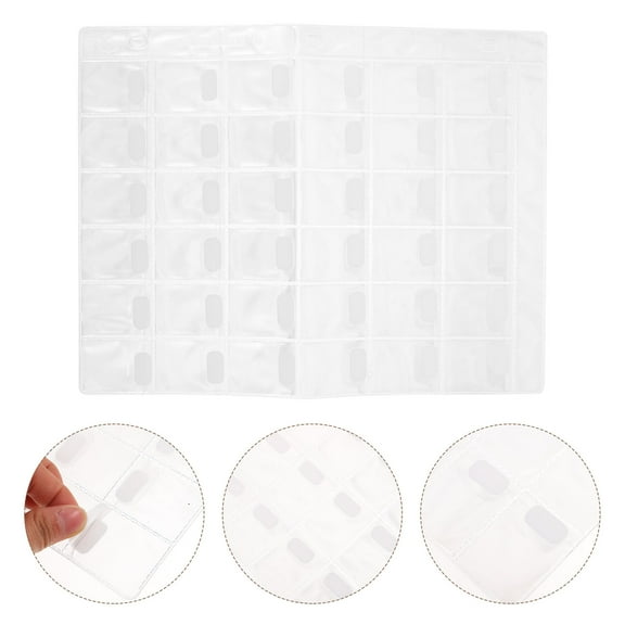 ADDHAT Versatile 36 Grid Packing Organizer Bag for Hardware Buttons and Jewelry Storage