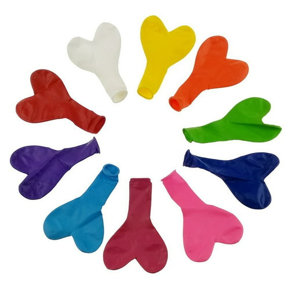 GOOHOCHY Heart Shape Latex Balloons for Decorating Assorted Decoration Balloons 10 Inch