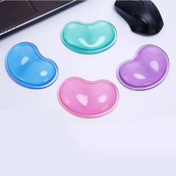 GOOHOCHY Hearts Heart Shaped Mouse Pad Heart-shaped Mouse Pad 11.00X7.50X2.00CM Blue