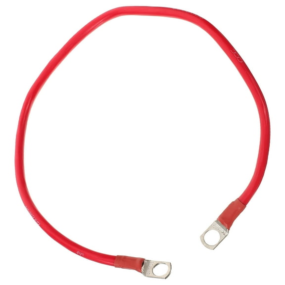 GOOHOCHY Heavy Duty Battery Inverter Cables with Lugs for Trailer Brass Material 0.5m