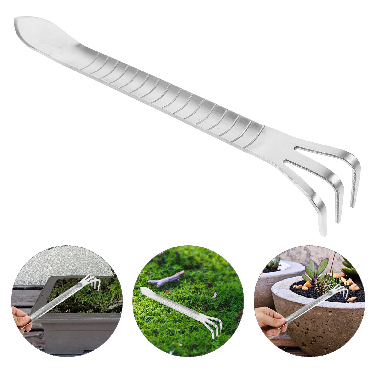 GOOHOCHY Heavy-duty Potting Rake For Garden Use Compact Garden Rake ...