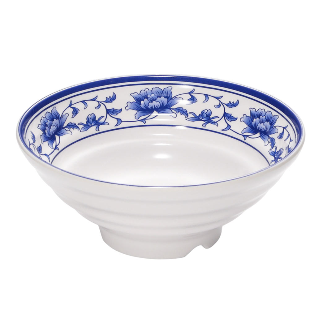 FUTUREORYY Large Noodle Bowl Blue and White mine 1Pc Chinese Style Tableware