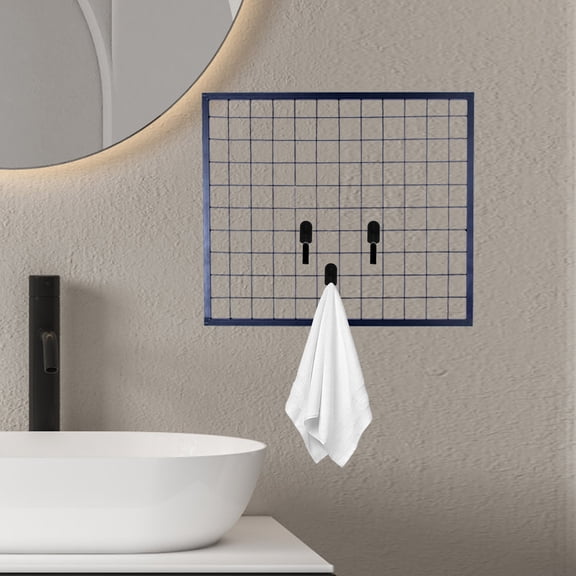 TABLZONE Pegboard Hook Black Plastic for Home Use Easy Install J-Shape 30Pcs